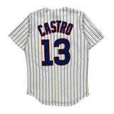 Chicago Cubs Majestic Mlb Jersey - Small Blue Polyester