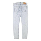 LEVI'S Mens Slim Light Blue Denim Jeans W30 L29 Classic Zip Cotton Blend