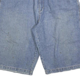 BR DENIM Mens Shorts Blue Denim Casual 2XL W40 Relaxed Fit Cotton Blend