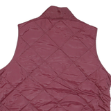 DICKIES Womens Maroon Quilted Jacket XL Polyester Blend Zip Pockets Casual