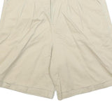 BE Womens Shorts Beige Casual Plain S W28 Cotton Blend Relaxed Fit