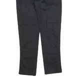 LEVI'S Mens Black Slim Straight Cotton Blend Trousers W32 L29 Stylish