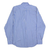 MCGREGOR Mens Blue & White Striped Shirt L Cotton Casual Regular Fit Smart