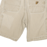 CARHARTT Mens Shorts Beige Cargo L W30 Workwear Durable Cotton Blend