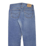 LEVI'S 501 Mens Jeans Blue Regular Straight Denim Medium W32 L27 Classic Fit