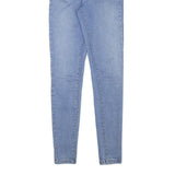 DIESEL Womens Jeans Blue Slim Skinny Denim Light W24 L29 Zip Cotton Blend