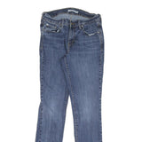 LEVI'S 505 Womens Jeans Blue Regular Straight Denim Medium W28 L32 Classic Fit