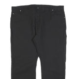 DICKIES Mens Black Regular Fit Straight Trousers W34 L30 Workwear Cotton Blend