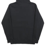 ADIDAS Mens Black Hoodie S Trefoil Logo Cotton Pullover Casual Sweatshirt