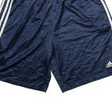 ADIDAS Mens Shorts Navy Blue Casual XL W30 Sportswear Three Stripe