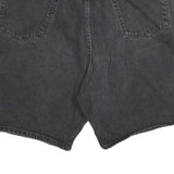 WRANGLER Mens Shorts Black Denim Regular L W36 Casual Summer Wear