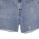 LEVI'S Mens Denim Blue Casual Cut-Off Shorts XL W32 Classic Cotton Blend