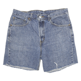 LEVI'S Mens Denim Blue Casual Cut-Off Shorts XL W32 Classic Cotton Blend