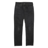 LEVI'S 511 Mens Black Regular Skinny Denim Dark W32 L32 Zip Cotton Jeans