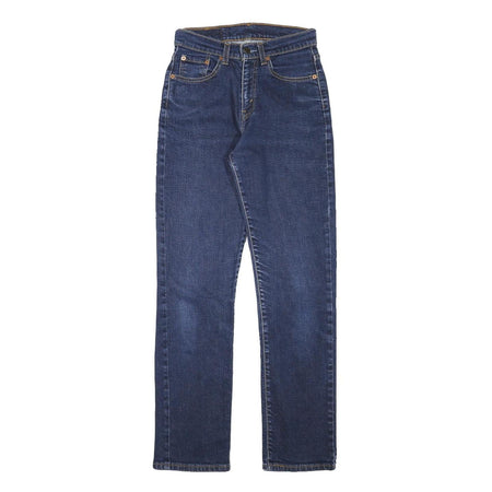 LEVI'S Womens Regular Fit Blue Denim Jeans Cotton Blend Zip W24 L29 Classic