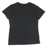 ADIDAS Mens Black Graphic T-Shirt M Short Sleeve Crew Neck Cotton Casual