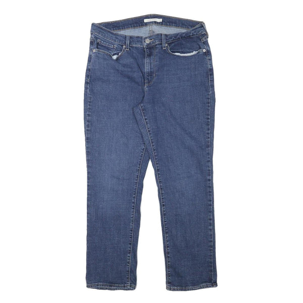 LEVI'S Womens Classic Classic Fit Zip Blue Denim W31 L26 Straight Leg Jeans