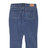 LEVI'S Womens Classic Classic Fit Zip Blue Denim W31 L26 Straight Leg Jeans