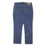 LEVI'S Womens Classic Classic Fit Zip Blue Denim W31 L26 Straight Leg Jeans