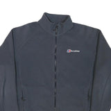 BERGHAUS Mens Black Jacket M Polyester Blend Zip Outdoor Casual Lightweight