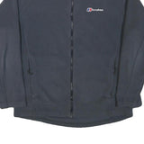BERGHAUS Mens Black Jacket M Polyester Blend Zip Outdoor Casual Lightweight