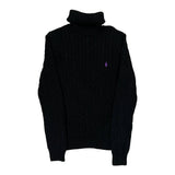 Ralph Lauren Sweater - Large Black Cotton
