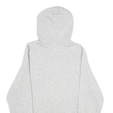 NIKE Mens Grey Baar Swim Team Cotton Blend Hoodie S Casual Pullover