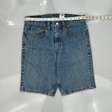Levis Denim Shorts - 31W 10L Blue Cotton