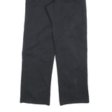 DICKIES Mens Cotton Black Relaxed Straight Trousers W34 L34 Workwear