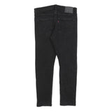 LEVI'S 512 Tapered Mens Jeans Black Slim Tapered Denim W34 L27 Stylish Fit