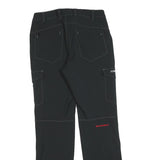 MAMMUT Womens Polyester Black Regular Straight Trousers W28 L30 Outdoor Hiking