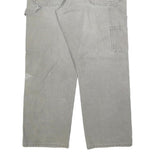 DICKIES Mens Relaxed Fit Grey Cotton Blend Denim Jeans W34 L30 Workwear Casual