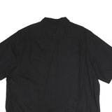 WRANGLER Mens Black Shirt XXS Cotton Blend Casual Button Up Short Sleeve