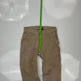 Carhartt Carpenter Trousers - 30W 34L Brown Cotton