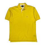 Tommy Hilfiger Polo Shirt - XL Yellow Cotton