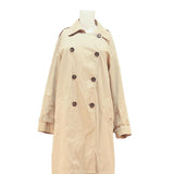 MARC O'POLO Womens Beige Cotton Double Breasted Jacket S Cotton Plain Button