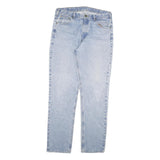 CARHARTT Mens Jeans Blue Relaxed Straight Denim Light W38 L36 Workwear Casual