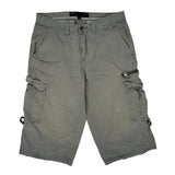 Guess Cargo Shorts - 31W 16L Grey Cotton