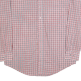 WRANGLER Mens Red & White Check Shirt M Casual Cotton Blend Long Sleeve