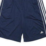 ADIDAS Mens Shorts Navy Blue Polyester Blend S W28 Sports Casual Athletic Gym