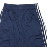ADIDAS Mens Shorts Navy Blue Polyester Blend S W28 Sports Casual Athletic Gym