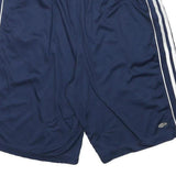 ADIDAS Mens Shorts Navy Blue Polyester Blend S W28 Sports Casual Athletic Gym