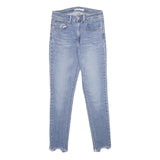 LEVI'S 721 High Rise Skinny Ankle Womens Jeans Blue Regular Skinny Denim Light