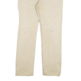 CARHARTT Mens Cotton Blend Beige Relaxed Fit Straight Leg Trousers W32 L29
