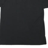 DISNEY Womens Black Happy Meowlloween Graphic T-Shirt L Short Sleeve Crew Neck