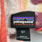 Age 5 Synchilla Patagonia Fleece Jacket - XS Multicoloured Polyester