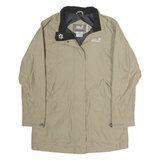 JACK WOLFSKIN Mens Beige Urban Outdoor Cotton Jacket M Zip Long Sleeve