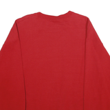 JERZEES Mens Red Ohio State Buckeyes National Champions Crew Neck L Pullover