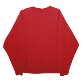 JERZEES Mens Red Ohio State Buckeyes National Champions Crew Neck L Pullover