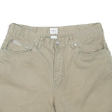 CALVIN KLEIN JEANS Womens Shorts Beige Casual Plain UK 12 W32 Summer Cotton